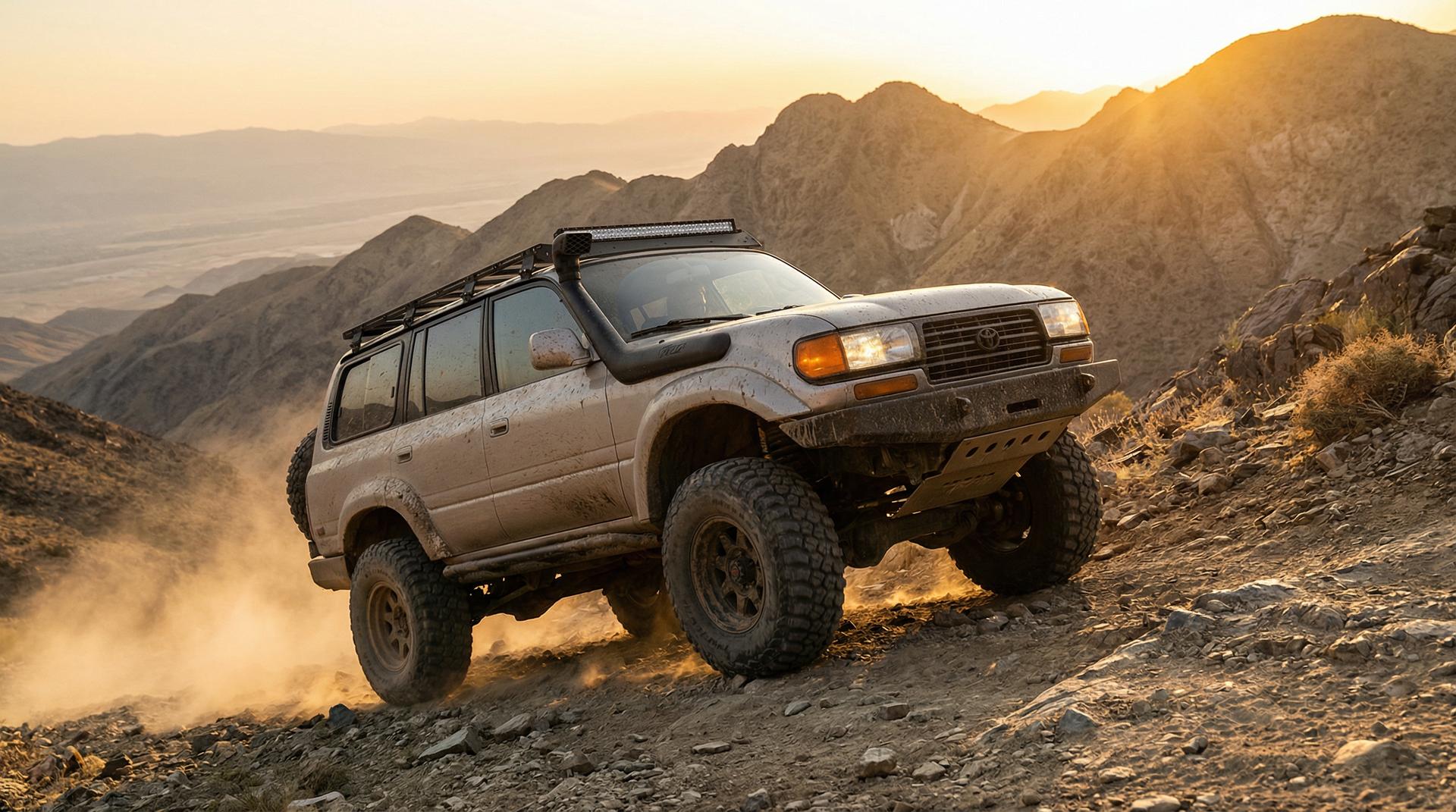 小马拉大车【小马拉大车越野测评】陆巡200改装全记录视频 | 升高悬挂+AT轮胎+顶架视频教程